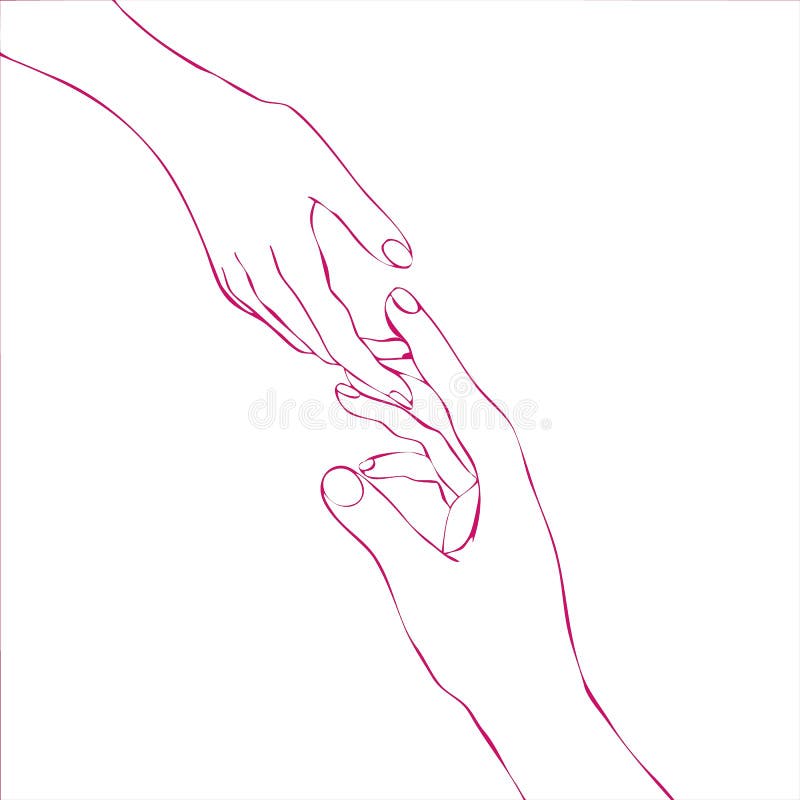 Holding Hands Outline Stock Illustrations 6 594 Holding Hands Outline Stock Illustrations Vectors Clipart Dreamstime