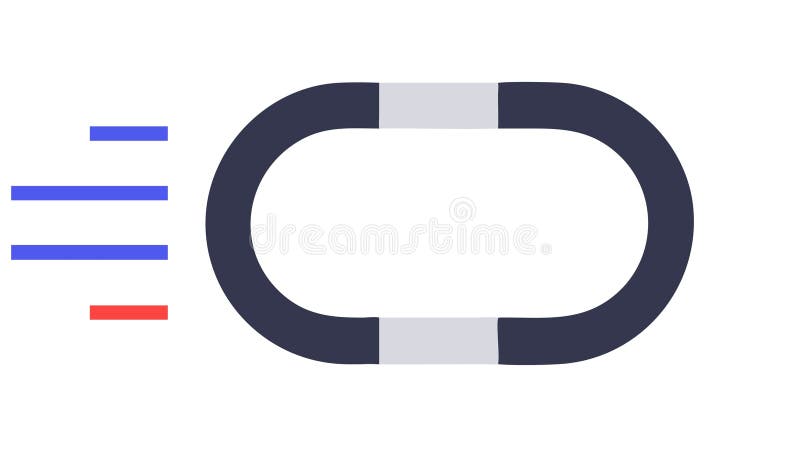 Outline link chain icon symbolizing connection unit relationship , vector design Generative AI stock illustration