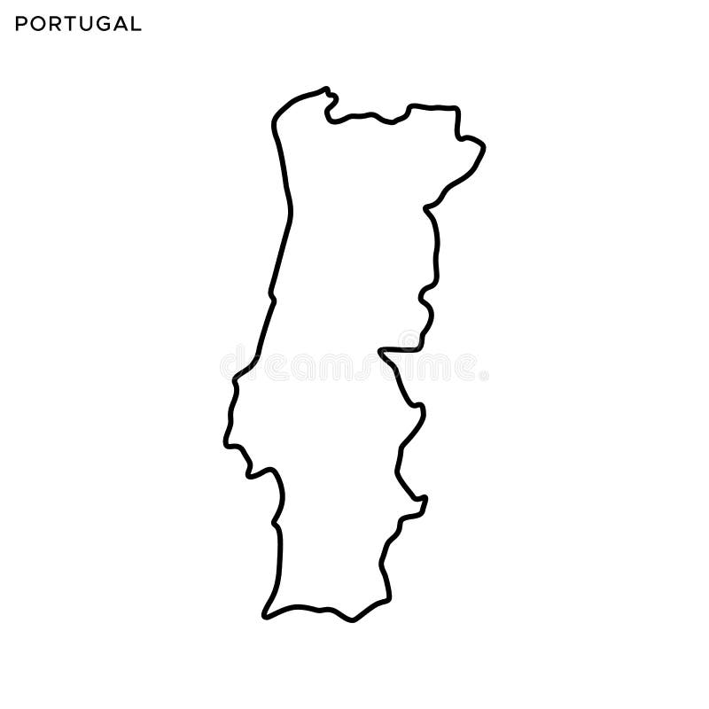 Mapa de portugal Fotos de Stock, Mapa de portugal Imagens sem royalties
