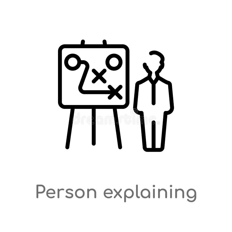 photo Simple Person Outline dreamstime com