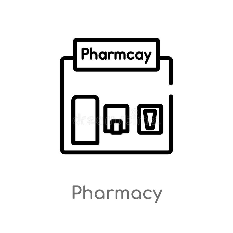 Pharmacy Isolated Icon. Simple Element Illustration from Signs Concept ...