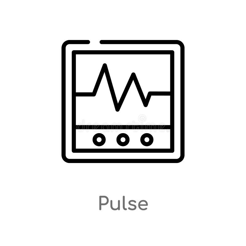 Heart Beat Pulse Icon Vector Illustration. Heart Beat Monitor Pulse Line  Art Vector Icon. Heartbeat Line Icon Vector Illustration. Stock Photo -  Image of diseases, love: 218054140