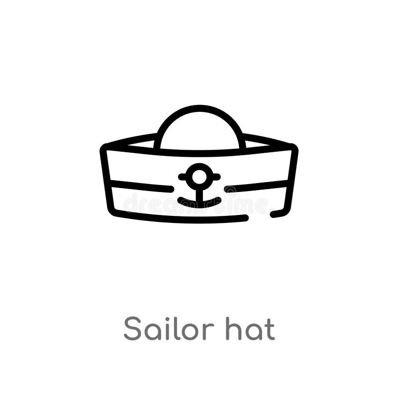 Sailor Hat Vector Illustration Stock Vector Illustration of mariner