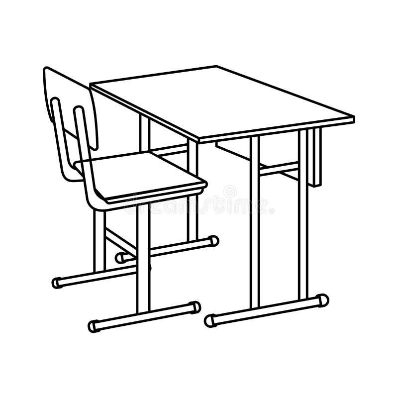 School Clip Art Outline