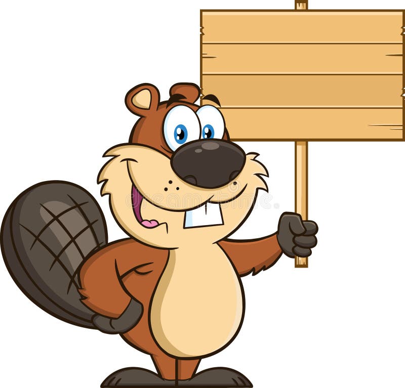 Ja pierdolę bobr. Наши летние именинники Бобр с кисточкой. Cute beaver with Stick cartoon.