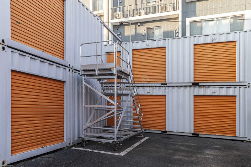 Atmosphere of a Small Rental Storage Room Stock Photo Image of