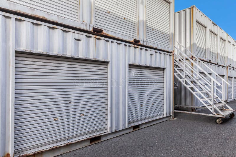Atmosphere of a Small Rental Storage Room Stock Image Image of mini