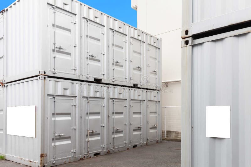 Rental Storage Units stock photo. Image of storage, space 9623394