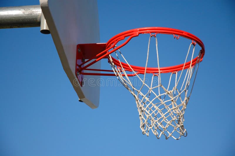 Outside Basketball Hoop royalty free stock photo