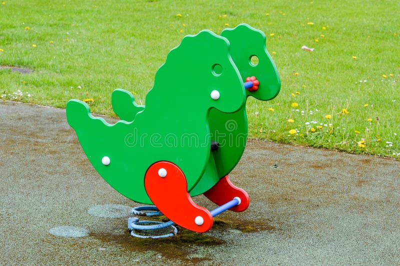 Dragon Playground Equipment Stock Photo Image of dragon, trees 5286836