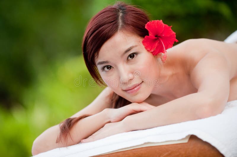 Outside Massage Stock Image Image Of Pamper Ready Green 4992627