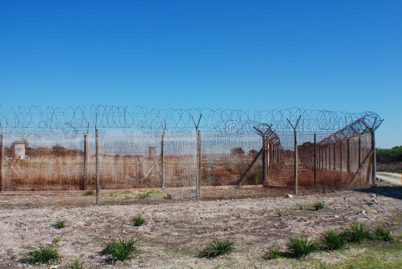 Outside Robben Island prison stock photography Outside Robben Island prison stock photography