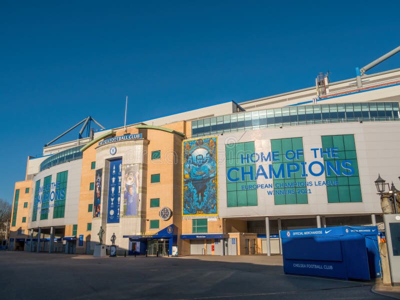 The Outside View of Stamford Bridge, the Home Ground of Chelsea Football  Club. Editorial Stock Image - Image of management, fans: 242402064