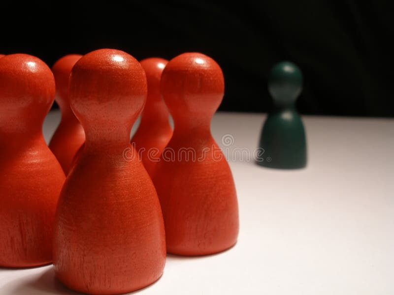 The outsider stock image