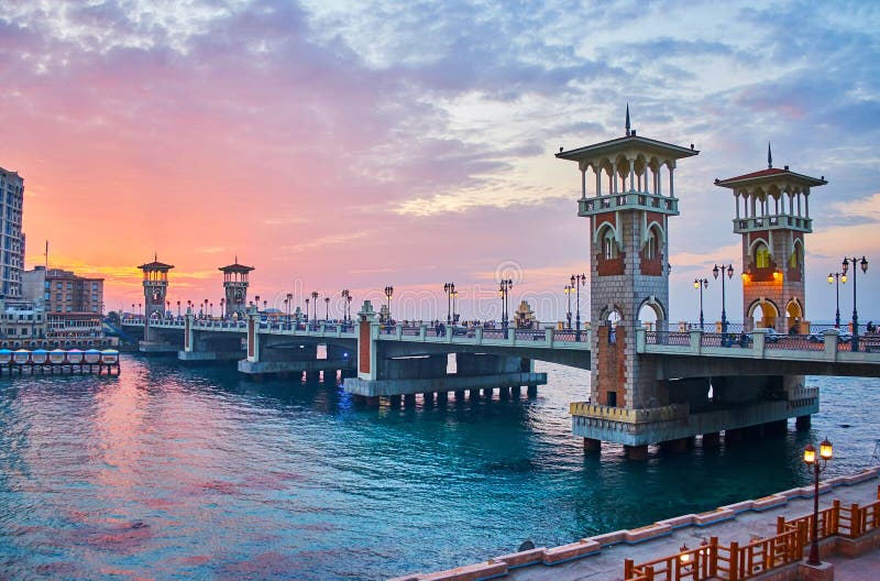 The Stanley bridge, Alexandria, Egypt