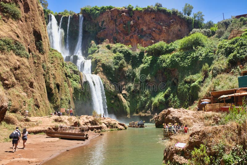 Ouzoud waterfalls in North Africa