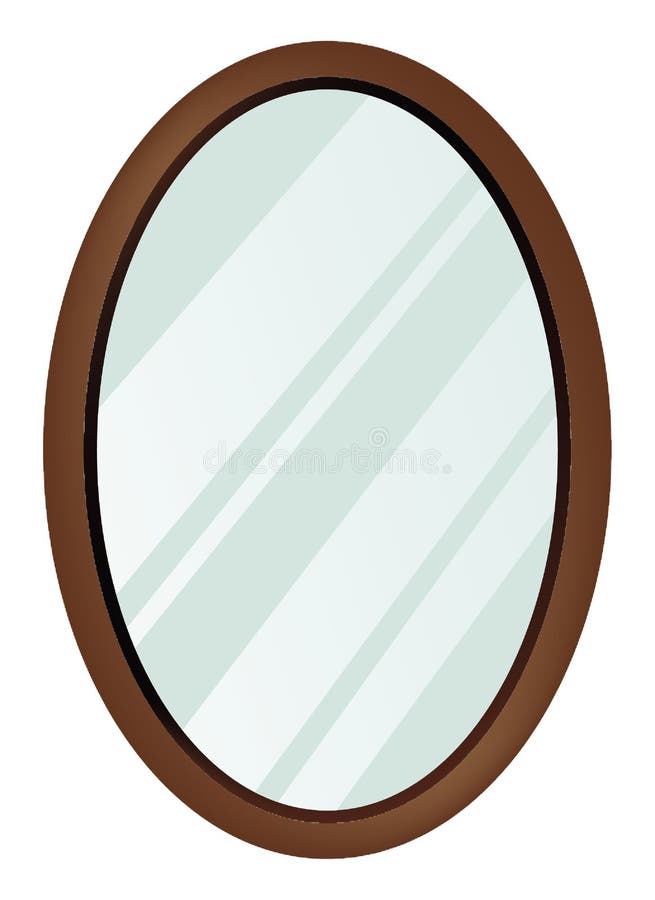 Oval mirror