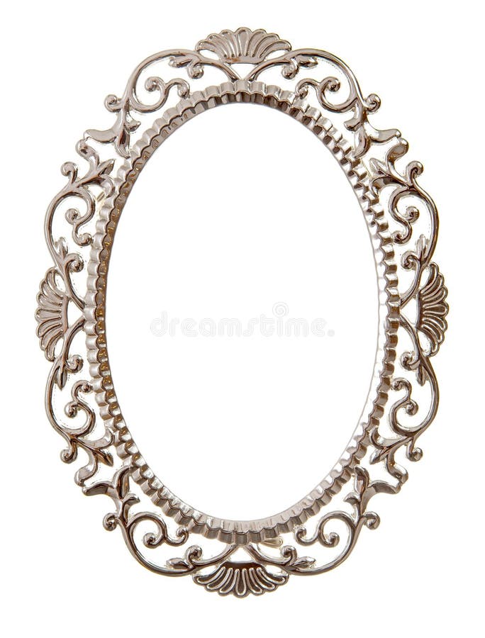 Ornate oval picture frame stock image. Image of empty 25338085