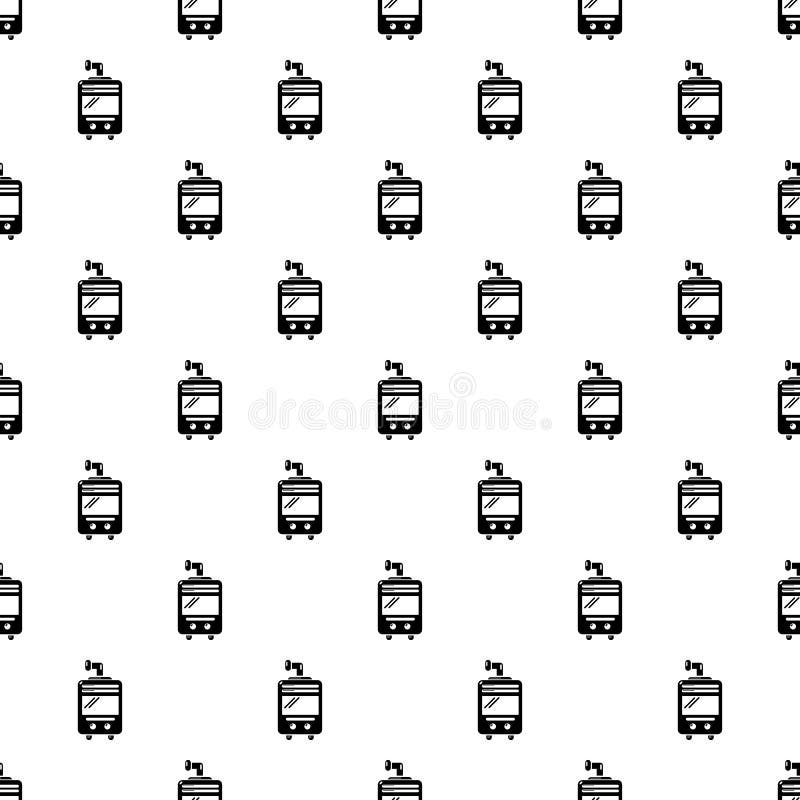 Oven-stove pattern vector seamless royalty free illustration