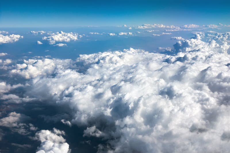Over the clouds royalty free stock image