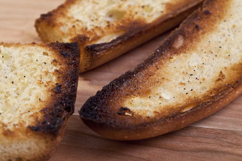 Over toasted breads stock image. Image of crust, burned 48273685