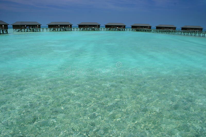 Over water bungalows