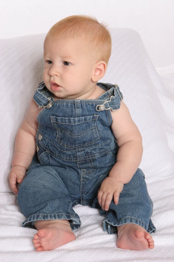 Baby Denim Bear Blue Overalls