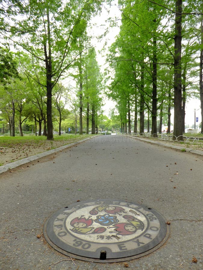 Overcast View of the Flower Expo Memorial Park Editorial Photography Image of daytime, honshu