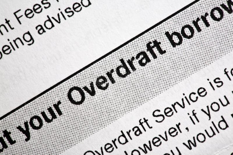 Overdraft Bank Statement