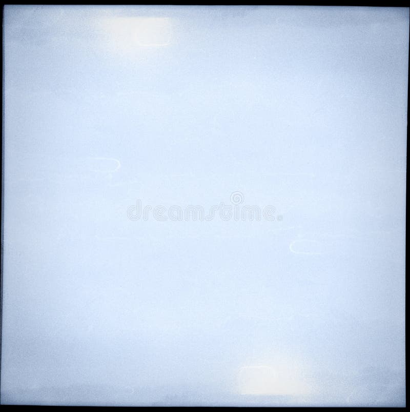 Overexposed medium format film frame