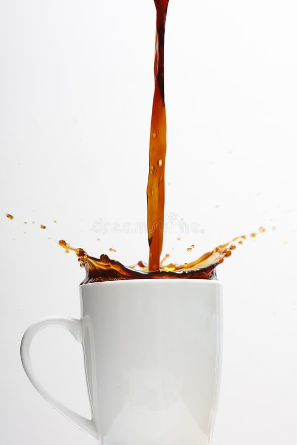 Overflowing coffee cup