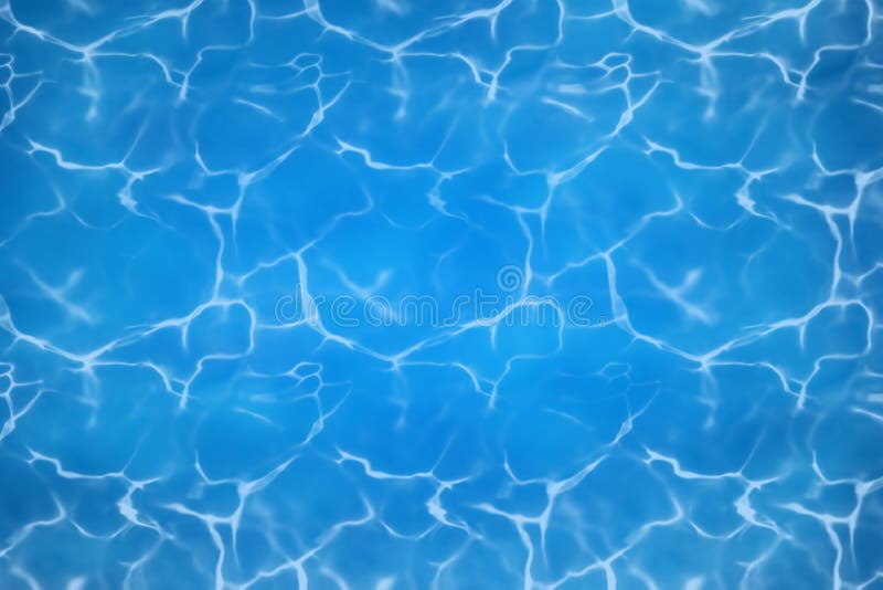 Pool Water Surface Texture Background. Overhead View Of Pool Water Surface Texture Background