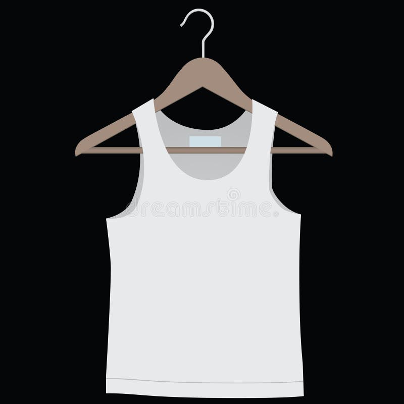 Shirt aan een hanger vector illustratie