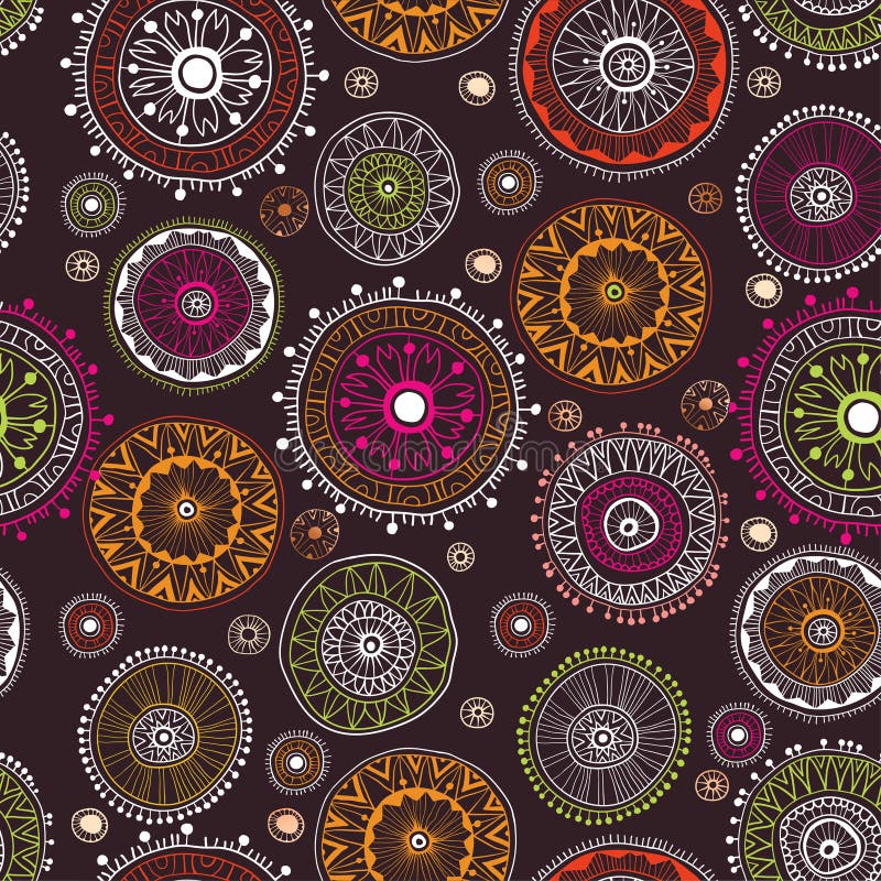 Overladen bloemen naadloos patroon met bloemen stock illustratie Overladen bloemen naadloos patroon met bloemen stock illustratie