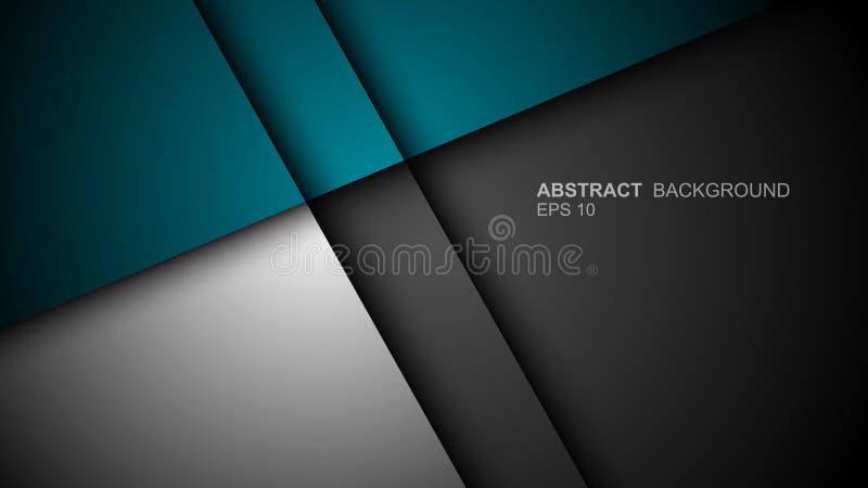 Overlapping dimensional background for modern website text and message design stock illustration