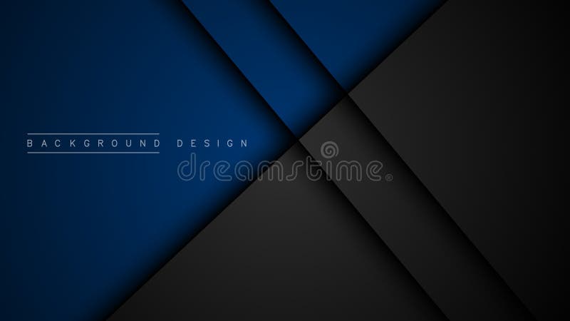 Overlapping dimensional background for modern website text and message design stock illustration