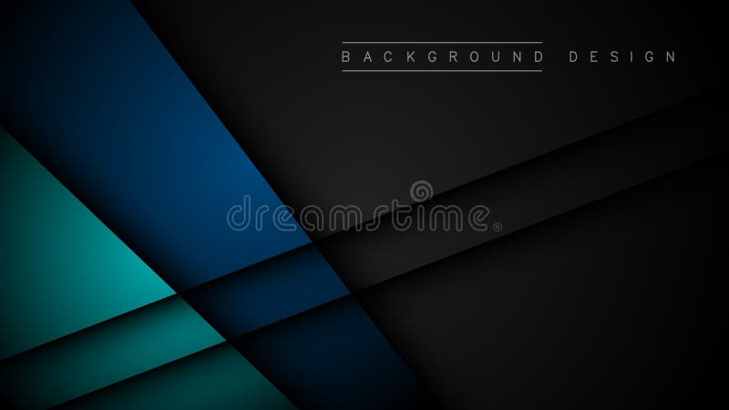 Overlapping dimensional background for modern website text and message design stock illustration