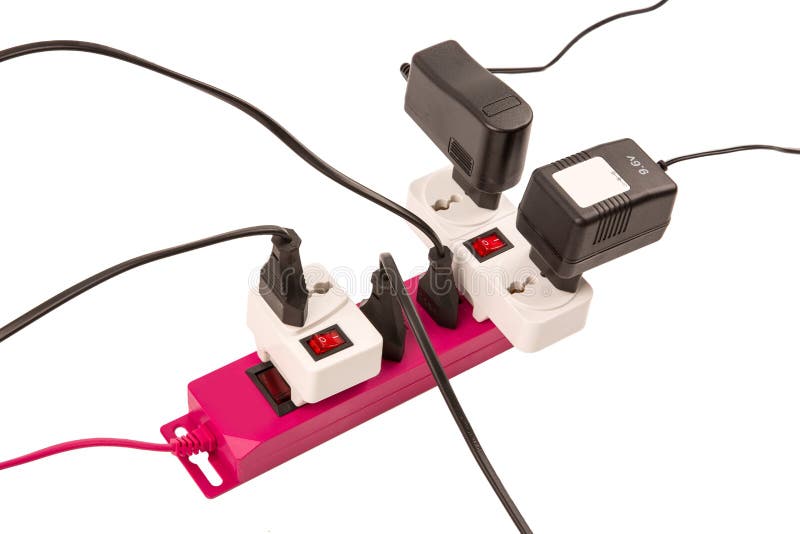 Overloaded Electric Power Bar Stock Image Image of protector, energy