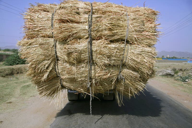 Overloaded truck, rajasthan