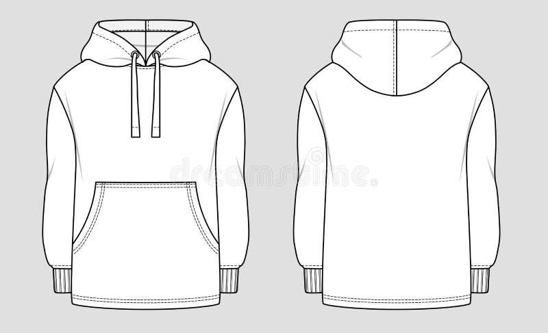 Hoodie Technical Sketch Stock Illustrations 508 Hoodie Technical Sketch Stock Illustrations Vectors Clipart Dreamstime