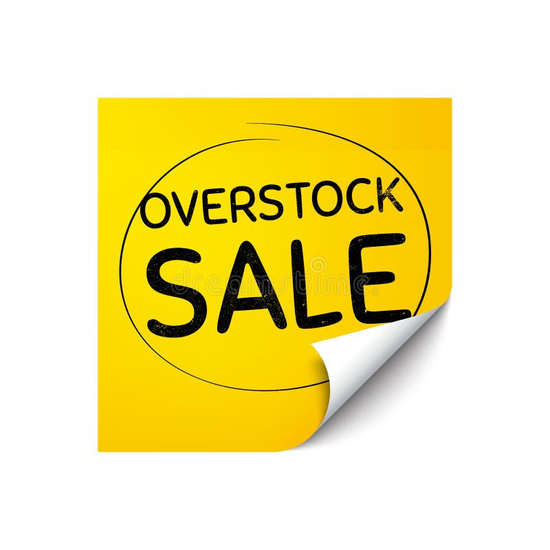 Overstock Sale. Special Offer Price Sign. Vector Stock Vector -  Illustration of campaign, coupon: 200284178