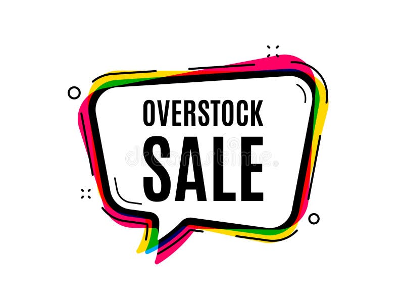 Overstock Sale Stock Illustrations – 183 Overstock Sale Stock