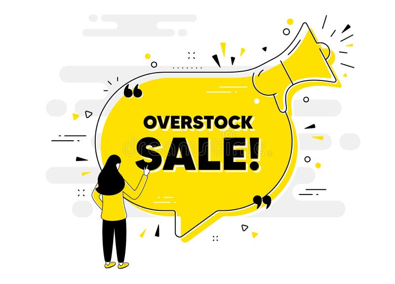 https://thumbs.dreamstime.com/b/overstock-sale-text-special-offer-price-sign-vector-alert-megaphone-chat-banner-user-advertising-discounts-symbol-message-234827438.jpg