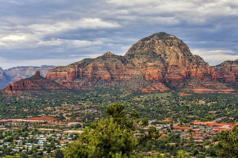 Overview of Sedona, Arizona, USA