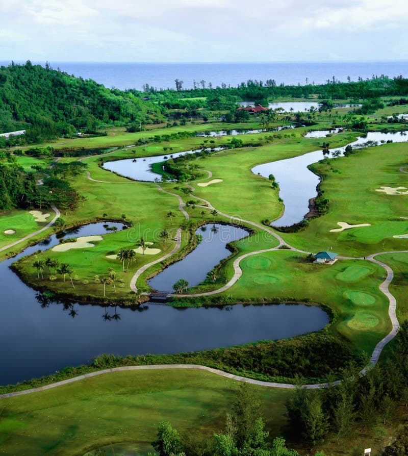 Overview. Tropical landscape.