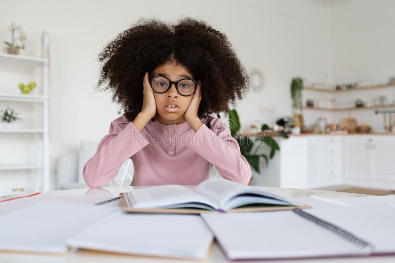 child overwhelmed by homework