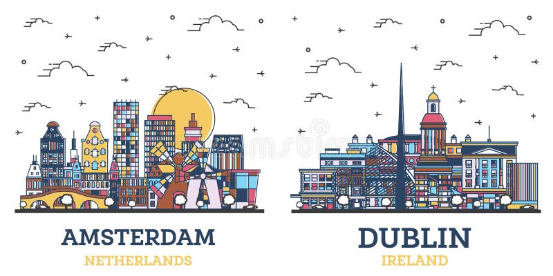 weer realiteit Geruïneerd Dublin Ireland City Map in Zwart-witte Kleur Vector Illustratie -  Illustration of overzicht, reis: 107391948