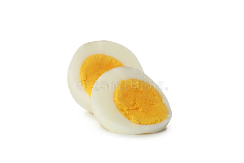 Hard boiled egg isolated on white background. Hard boiled egg isolated on white background