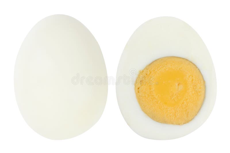 Shell boiled eggs isolated on white background. Shell boiled eggs isolated on white background