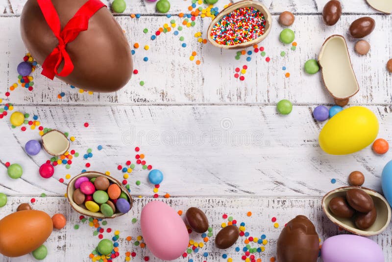 Ovo de chocolate de Easter Ovo de chocolate de Easter